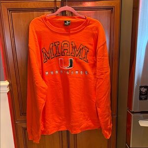 Miami Hurricanes Colosseum Vibrant Orange Men's Top
